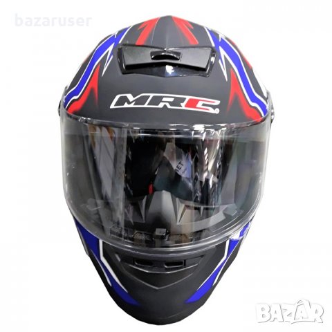 Каска за Мотор 2496 MRC Синя/72039, снимка 2 - Аксесоари и консумативи - 32403178