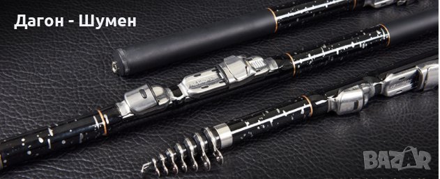 Компактна телескопична карбонова въдица, 3.60 м., снимка 8 - Въдици - 38823795