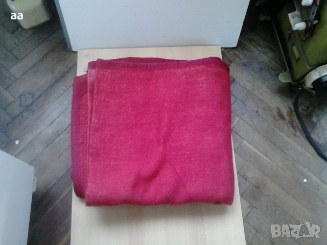 Одеало червено 2/1,5 метра, снимка 1