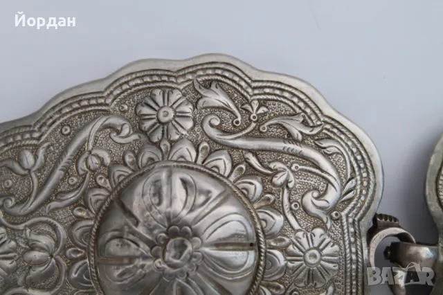 Сребърни пафти от народна носия, снимка 3 - Антикварни и старинни предмети - 50024165