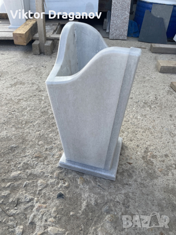 Мраморна ваза за гроб или градина, снимка 5 - Вази - 44876273