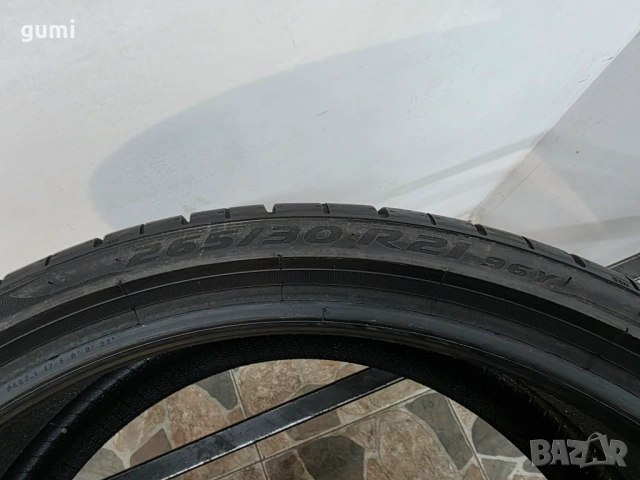1бр лятна гума 265/30/21 PIRELLI L04689 , снимка 2 - Гуми и джанти - 53171640