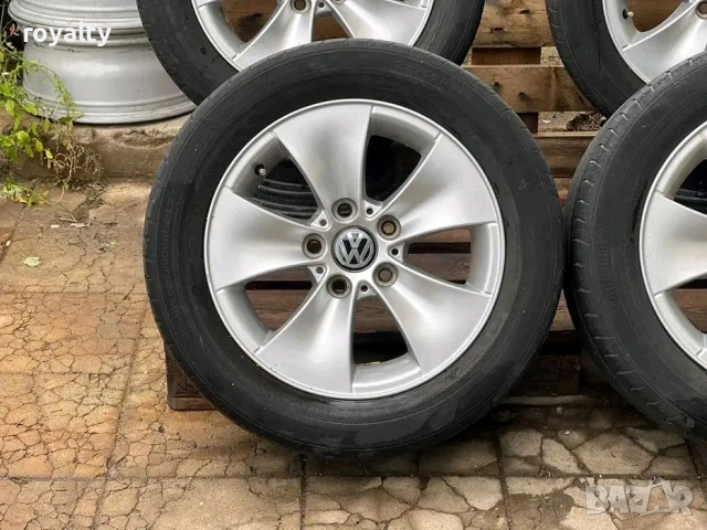 5х120 16 Цола Джанти VW Transporter T5 T6 Multivan ET 34 J 7 Централен отвор със втулка 65.1 Без кри, снимка 5 - Аксесоари и консумативи - 52557765
