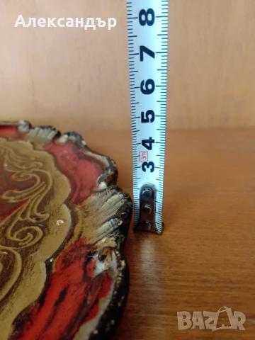 Италиански  поднос FLORENTINE, снимка 5 - Антикварни и старинни предмети - 50481644