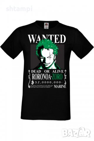 Мъжка тениска One Piece Roronoa Zoro 01,Анимация,игра,Празник,Повод,