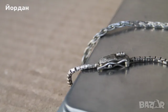 Сребърно дамско колие, снимка 8 - Колиета, медальони, синджири - 49532245