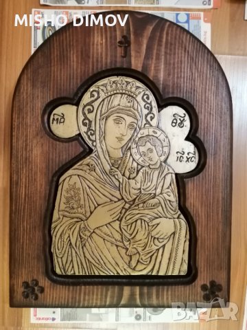 ИКОНА СВ. БОГОРОДИЦ, снимка 2 - Икони - 23787038