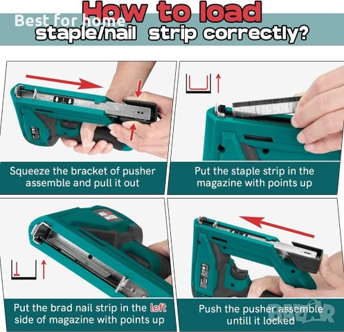 Ел. такер NEU MASTER  NTC0060-EU Електрически пистолет за пирони/пистолет за телбод, снимка 7 - Други инструменти - 43785405