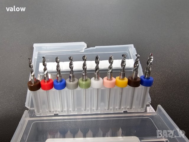 Карбидни твърдосплавни свредла Ф2.1 - 3.0 мм за Dremel Дремел cnc, снимка 3 - Други инструменти - 43767445