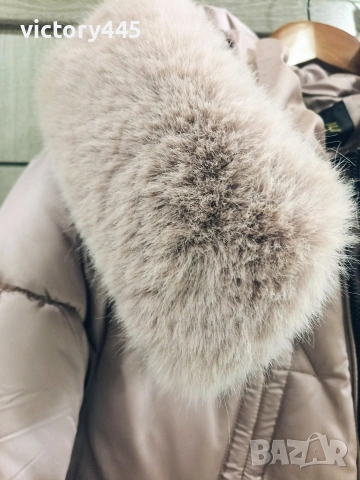 Дамско зимно яке пепел от рози , снимка 3 - Якета - 53252250