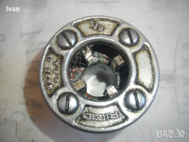 1/2" цол РЕЗБОНАРЕЗНА ГЛАВА RIDGID Made in USA ЗА ВИНТОНАРЕЗКИ ВИНТОРЕЗИ ЗА РЕЗБИ НА СТОМАНЕНИ ТРЪБИ, снимка 4 - Други инструменти - 48057621