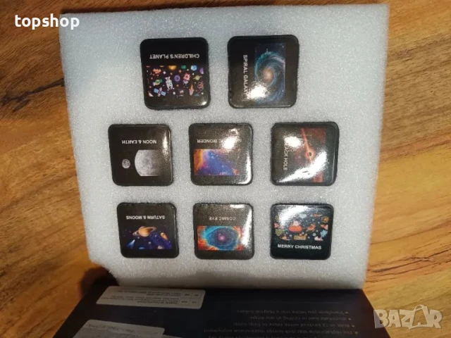 НОВ галактически проектор MERTTURM, Планетен проектор с допълнителен лазарен звезден ефект, снимка 8 - Плейъри, домашно кино, прожектори - 50501180