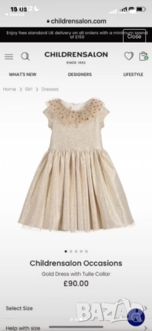 рокля от Children salon р.128, снимка 9 - Детски рокли и поли - 53410351