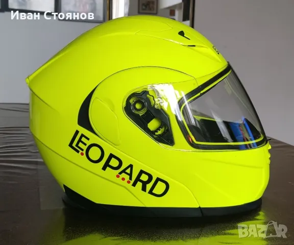 ПРОМОЦИЯ! - модуларна мото каска Leopard, Leo-838, размер L   