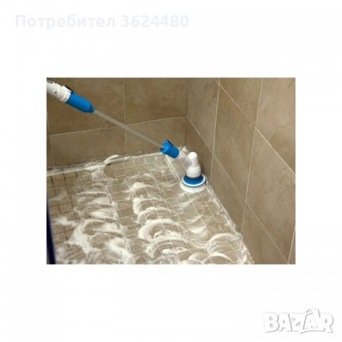 ЧЕТКА ЗА ПОЧИСТВАНЕ НА БАНЯ SPIN SCRUBBER - ЕЛЕКТРИЧЕСКА, снимка 7 - Други стоки за дома - 40040007