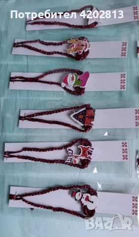 Ръчно изработени Коледни гривнички . Прекрасен подарък за предстоящите празници , снимка 12 - Гривни - 52634731