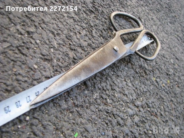 Кована абаджийска ножица-2, снимка 6 - Антикварни и старинни предмети - 29017232