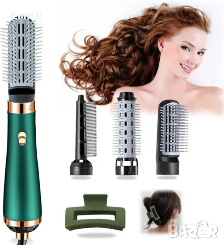 Сешоар с три накрайника, 3 степени на мощност, използва горещ въздух /Двигател Мощност 2000W, снимка 2 - Сешоари - 47698516