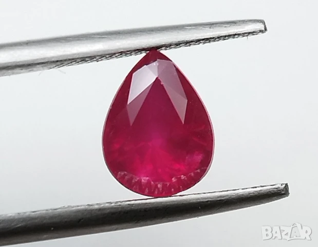 Очарователен ненагряван рубин с красив цвят 1.29кт.! Сертификат! Нов!, снимка 8 - Други - 47553330