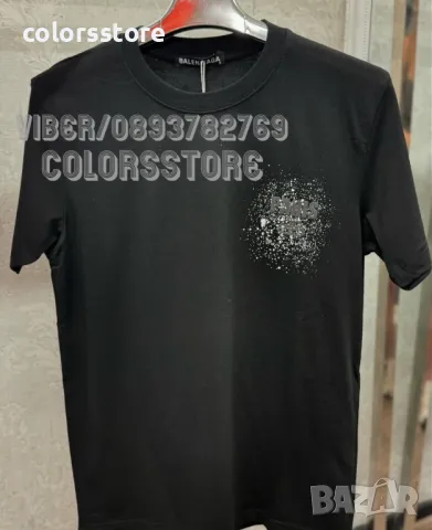 Мъжка Черна тениска Balenciaga-BR-Z108
