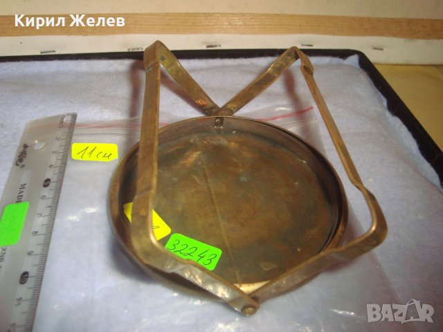 СТАРА АСТРОЛОГИЧНО ОРНАМЕНТИРАНА БРОНЗОВА ДЕКОРАТИВНА ЧИНИЙКА ЗОДИЯ ТЕЛЕЦ МАЙСТОРСКА РАБОТА 32243, снимка 5 - Антикварни и старинни предмети - 38258093