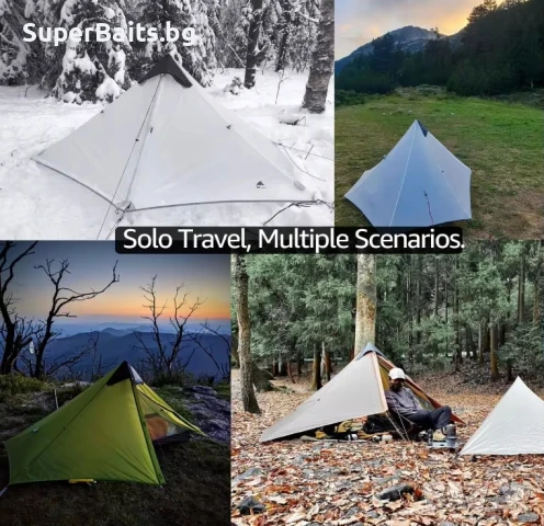 Ултра Лека 4 сезонна Палатка за трекинг или преходи, снимка 9 - Палатки - 50960262