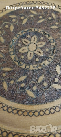 пано дървено инкрустирано с месинг за ценители 30см , снимка 6 - Декорация за дома - 52459765