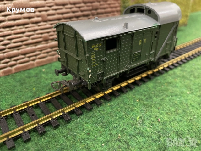 Вагон пътнически поща 2-осен Пико HO 1:87 влак ЖП модел, снимка 5 - Колекции - 52979312