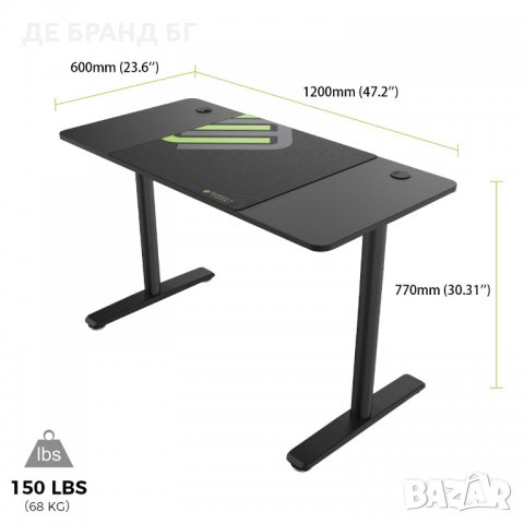 Геймърско бюро с аксесоари  ERK-I0D-47B, снимка 5 - Бюра - 35095545