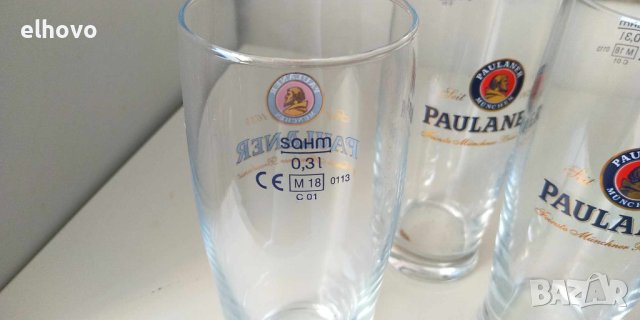 Стъклени чаши за бира 300мл, снимка 4 - Чаши - 43940461