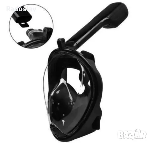 Маска с шнорхел за гмуркане, снимка 4 - Водни спортове - 48951715