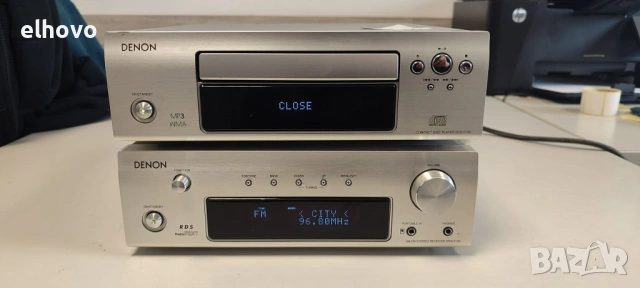 Ресивър и CD player Denon, DRA-102, DCD-F102