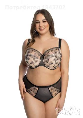 Бикини с висока талия в черен цвят FILIPA 1130, снимка 1