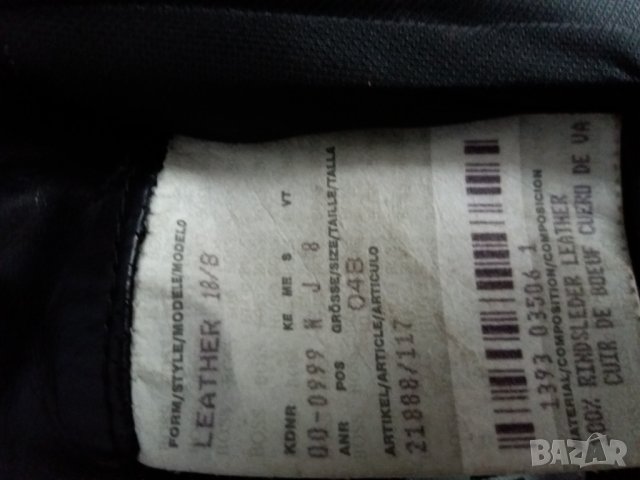 Кожено яке BOSS, снимка 7 - Якета - 32384907