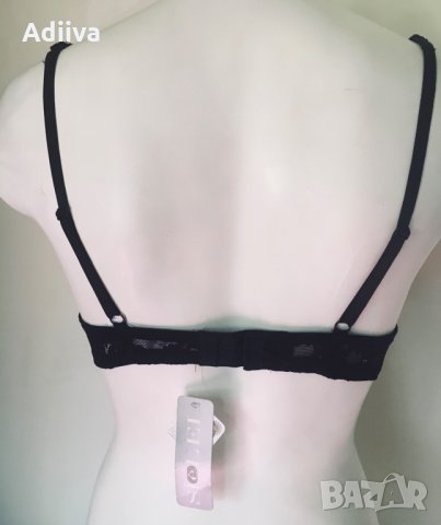 Дантелен черен сутиен бюстие бралета без банел SIELEI, снимка 6 - Бельо - 28255341