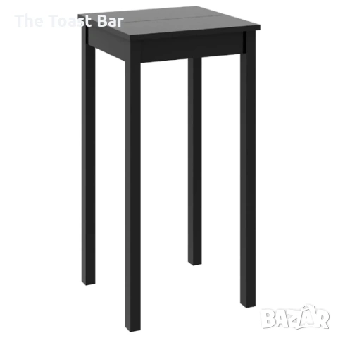 Бар маси – черен цвят | Стилни и стабилни, снимка 4 - Обзавеждане за заведение - 53164955