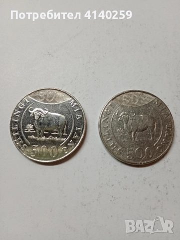 Танзания монети 500 шилинга 2014 г 2019 г , снимка 1