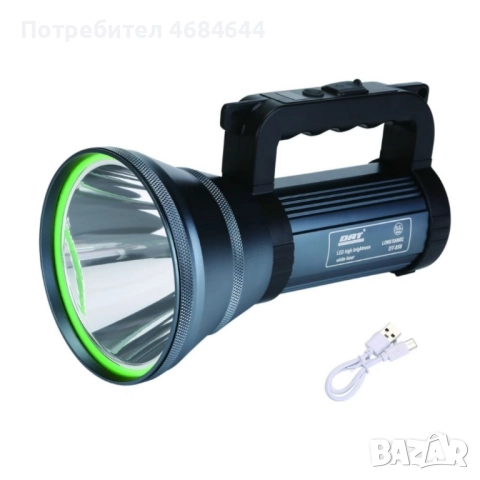 Акумулаторен LED прожектор DAT DT-858 – Мощна светлина винаги под ръка