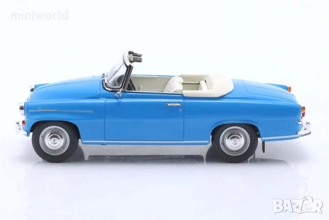 SKODA FELICIA Cabrio 1959 - мащаб 1:24 на WhiteBox моделът е нов в кутия, снимка 3 - Колекции - 52247278