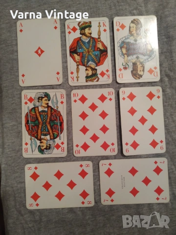 Колекционерски карти в оригинална пластмасова кутия. BERLINER SPIELKARTEN Германия., снимка 3 - Карти за игра - 53010865