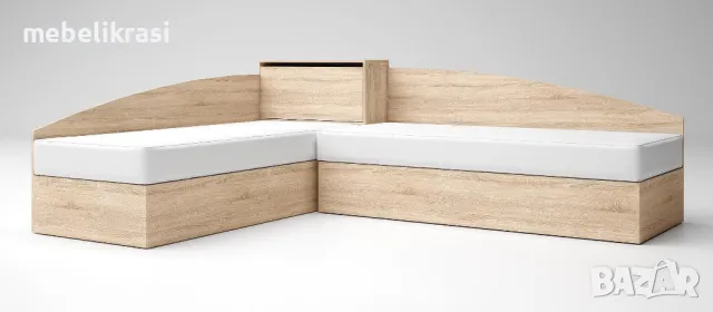 Ъглови легла, С матраци 90/200 см. С повдигащи механизми и ракла. Налични на склад!, снимка 4 - Спални и легла - 49990481