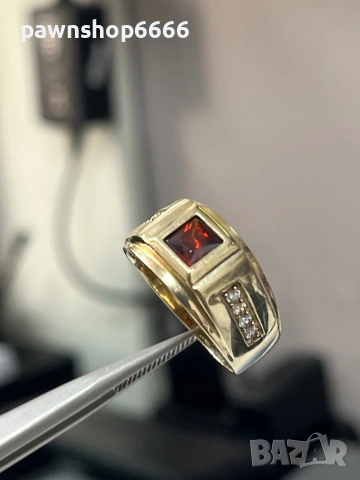 Златен пръстен 14 карата 6,14 грама , снимка 2 - Пръстени - 53589374