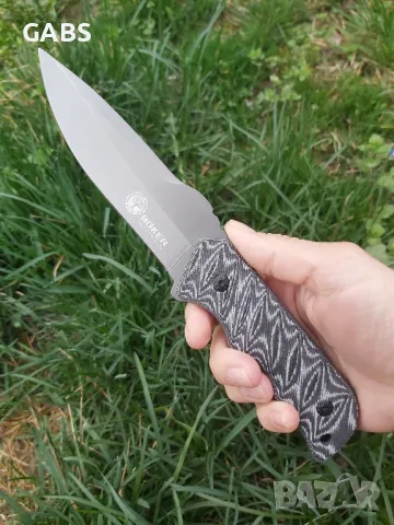 Нож с кожена кания BOKER TSMOV Baumwerk SOLINGEN, снимка 8 - Ножове - 49507558