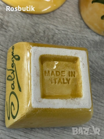 Италиански Керамичен  комплект за зехтин и маслини , снимка 3 - Аксесоари за кухня - 53323122