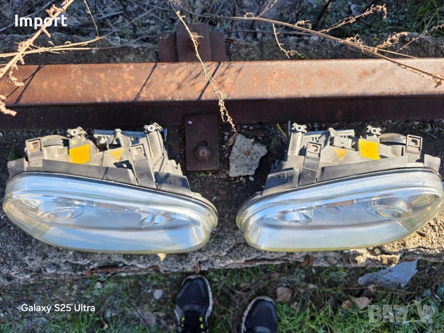 2бр. Оригинални фарове с лупи за VW GOLF 4 оборудвани, снимка 5 - Части - 52947211