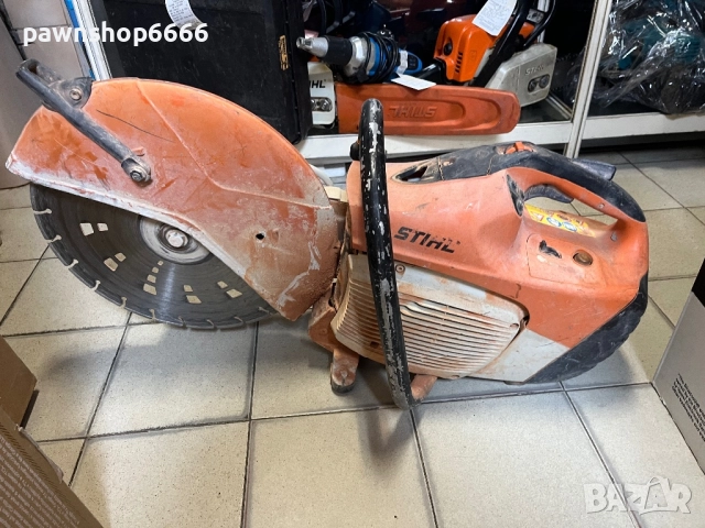 Бензинов ъглошлайф STIHL TS 420 4.4 к.с., 3200 W, 350 мм, 2500 об./мин, снимка 10 - Други инструменти - 51492567