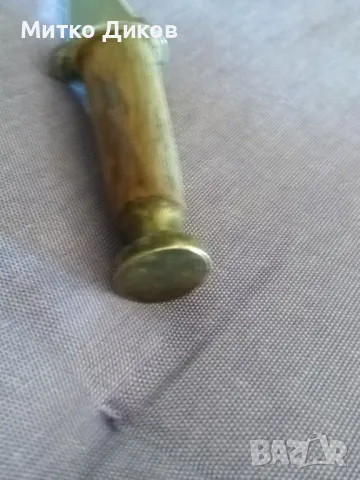 Ловно ножче с две страни и калъвче 155х86мм, снимка 6 - Ножове - 47672773