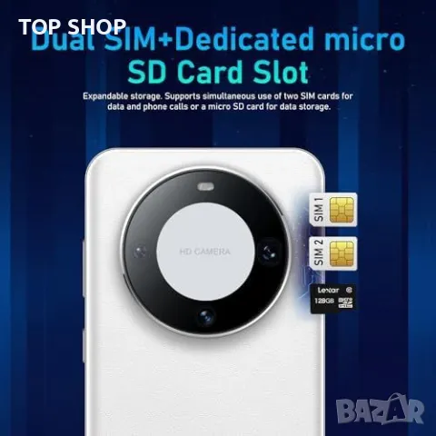 Нов MsMga M60 евтин смартфон, 16GB разширяем ROM, 5.0" дисплей, снимка 2 - Motorola - 49956946