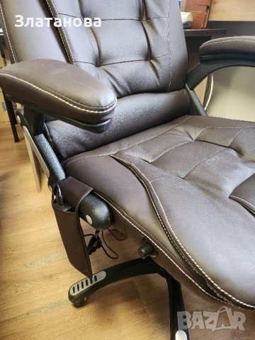 Офис стол с масаж, снимка 3 - Столове за офис - 44115130