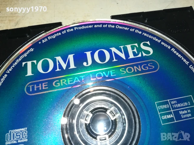 TOM JONES CD 0708251015, снимка 4 - CD дискове - 51282373